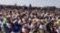 Some of the Zanu PF supporters who attended Friday rally addressed by President Robert Mugabe and his wife, Grace.