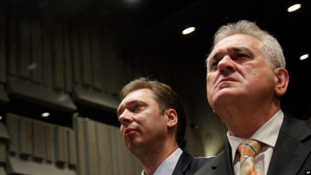 Premijer i predsednik Srbije Aleksandar Vučić i Tomislav Nikolić