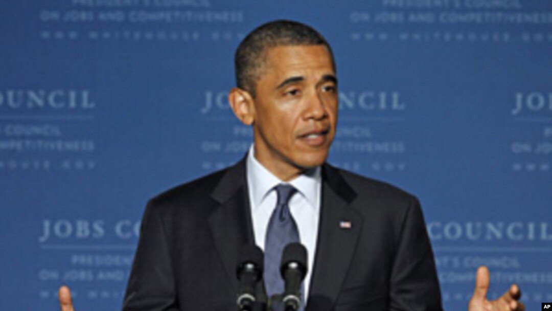 President Barack Obama speaks to employees and guests at Cree, Inc., a leading manufacturer of energy-efficient LED lighting, in Durham, N.C., June 13, 2011