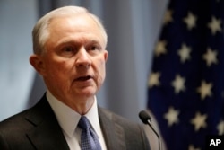 Attorney General Jeff Sessions speaks in Central Islip, N.Y. Justice Department officials have been weighing new guidance that would encourage prosecutors to charge suspects with the most serious offenses they can prove.