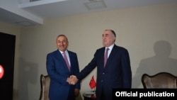 Elmar Məmmədyarov və Mövlud Çavuşoğlu