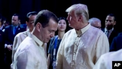 Дмитрий Медведев и Дональд Трамп