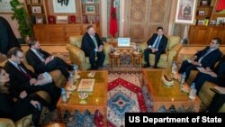 وزیر خارجه آمریکا و همتای مراکشی او در رباط