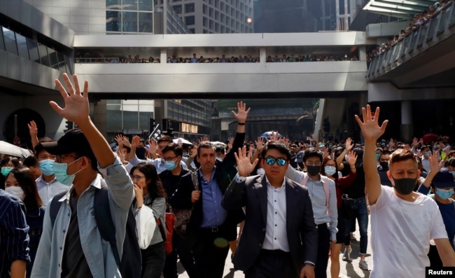 Los jóvenes han sido en gran medida los protagonistas de las protestas que remecen a Hong Kong.