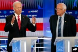 Jo Bayden va Berni Sanders