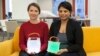 Anna Stork and Andrea Sreshta designed the LuminAID light, an inflatable plastic, waterproof rectangle light that can be recharged with solar power.