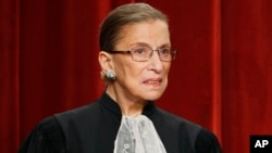 Thẩm phán Tòa Tối cao Ruth Bader Ginsburg.