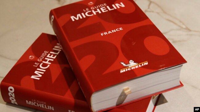 The Michelin guide lists some of the best restaurants in the world. (AP Photo/Christophe Ena)