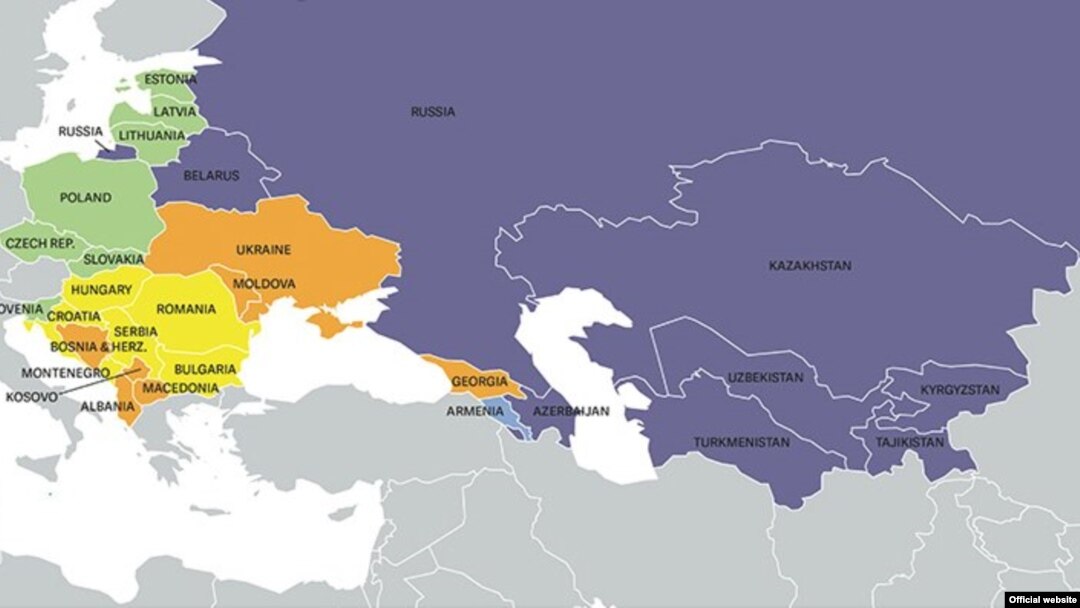 29 zemalja obuhvaćenih izveštajem "Fridom hausa"