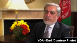 عبدالله عبدالله رئیس اجرائیۀ افغانستان در مصاحبه با تلویزیون آشنای صدای امریکا