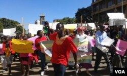 Prayer Network Zimbabwe march in Harare.