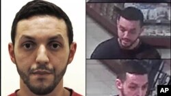 FILE - This undated photograph provided by Belgian Federal Police shows Mohamed Abrini who is wanted by police in connection with recent attacks in Paris, as a police investigation continues.