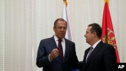 Ministri inostranih poslova Rusije i Srbije tokom susreta u Beogradu