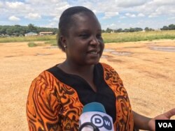 Sheffra Dzamara says it is painful that her husband Itai Kadiki Dzamara has been missing for two years. She says police in Zimbabwe are not interested in pursuing the case. March 2017. (S. Mhofu/VOA)