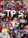 FILE - Immigrants rally for work permits for Deferred Action for Childhood Arrivals and Temporary Protected Status programs in Washington on Nov. 14, 2023. The Department of Homeland Security extended TPS protection for over 800,000 people on Jan. 10, 2025.