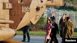 Released Thai hostages arrive for treatment at Shamir Medical Center(Assaf Harofeh), in Beer Yaakov
