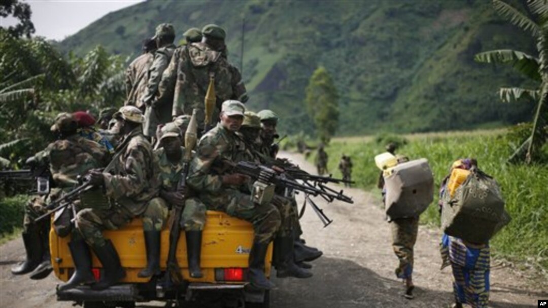 Abarwanyi b'umutwe wa M23 mu burasirazuba bwa Kongo