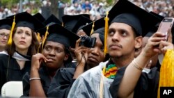 Graduating students in the Class of 2016 at City College of New York.