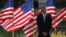 U.S. President Barack Obama pauses during a moment of silence at the Pentagon in remembrance of those who lost their lives in the 9/11 attacks, in Washington September 11, 2014. Politicians, dignitaries and victims' relatives were gathering in New York, W