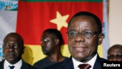 Maurice Kamto à Yaoundé au Cameroun le 8 octobre 2018.