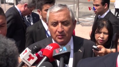 Presidente guatemalteco habla sobre la Cumbre