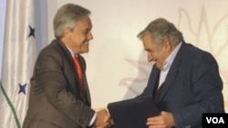 El viaje de Piñera y Mujica sirve para fortalecer los vínculos entre ambas naciones, coincidieron en señalar.