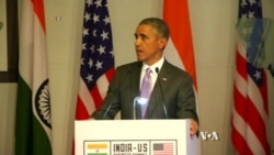 Obama Urges Closer Economic Ties During Historic India Visit