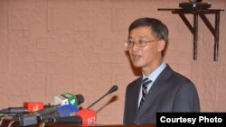 Duta Besar China untuk Pakistan, Yao Jing, di Islamabad, 20 April 2018 (Courtesy: Pakistan China Institute).