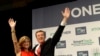 John Tory waves with his wife Barbara Hackett after being elected as mayor in Toronto, Oct. 27, 2014. 