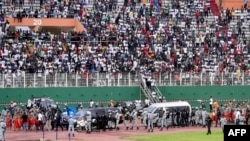 L'hommage à DJ Arafat dans le stade Felix Houphouet-Boigny à Abidjan, le 30 août 2019.