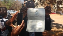 Report on Harare Protest Filed By Thomas Chiripasi