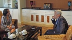 Kazakh FM Erlan Idrissov talks to Navbahor Imamova VOA 7-9-13