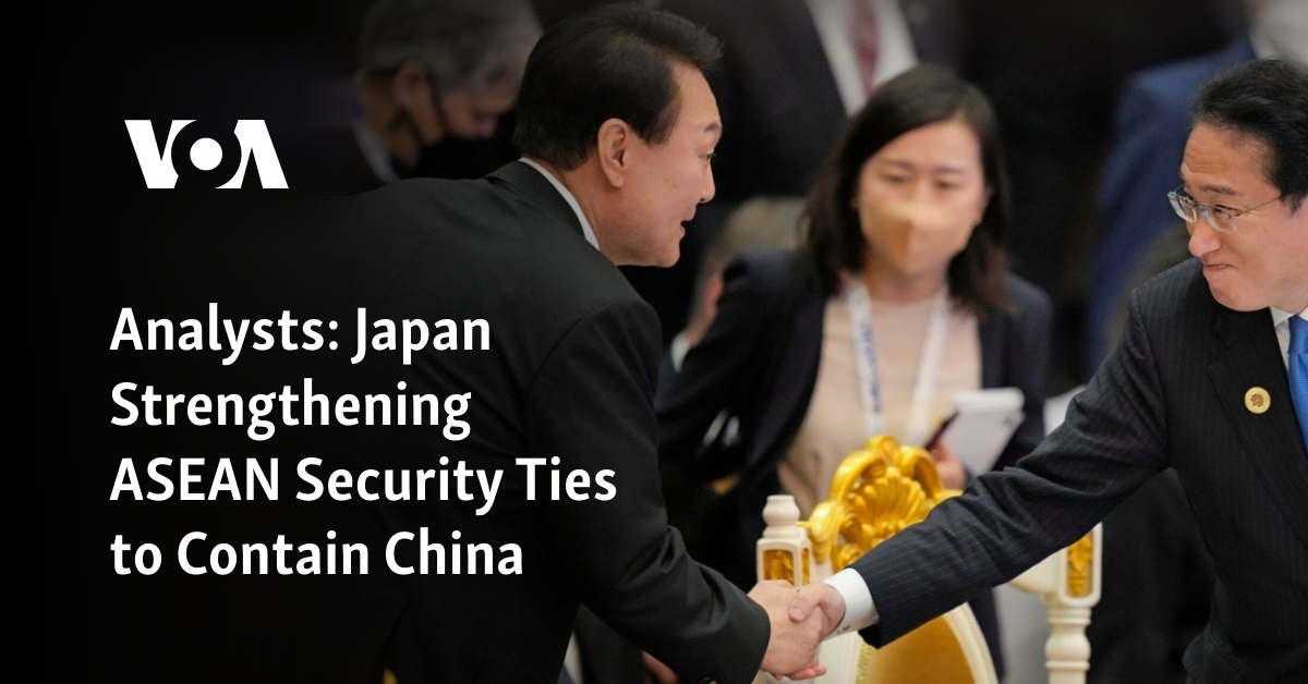 Analysts: Japan Strengthening ASEAN Security Ties to Contain China  