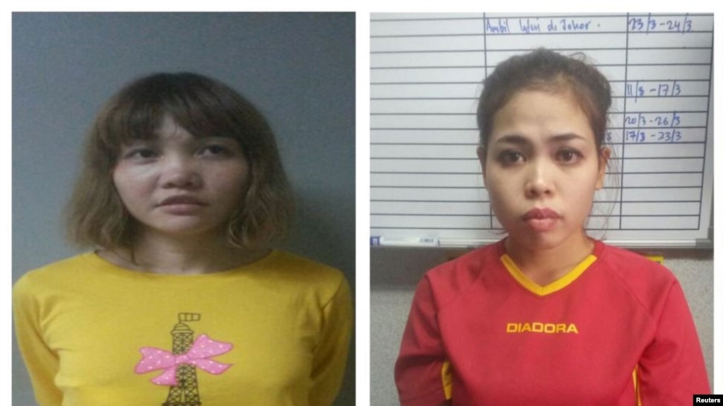 Doan Thi Huong (à gauche), et Siti Aisyah.
