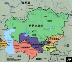 中亚的地理位置