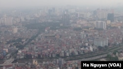 Most Vietnamese worry about air pollution, but it's cited most highly as a concern in Hanoi, which is closer to the polluting factories of southern China.