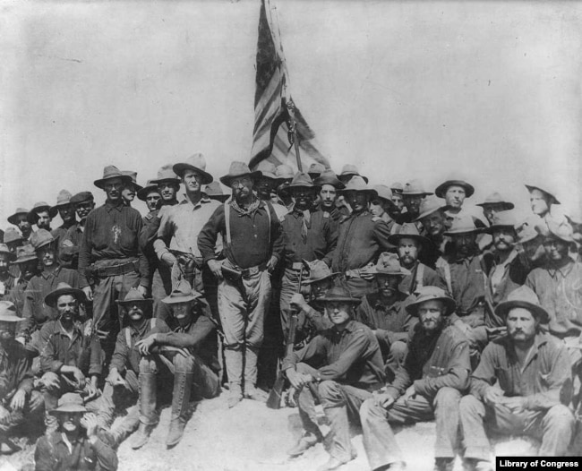 Theodore Roosevelt at San Juan Hill, 1898