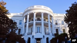 FILE - The White House as seen on Nov. 8, 2016 in Washington. 
