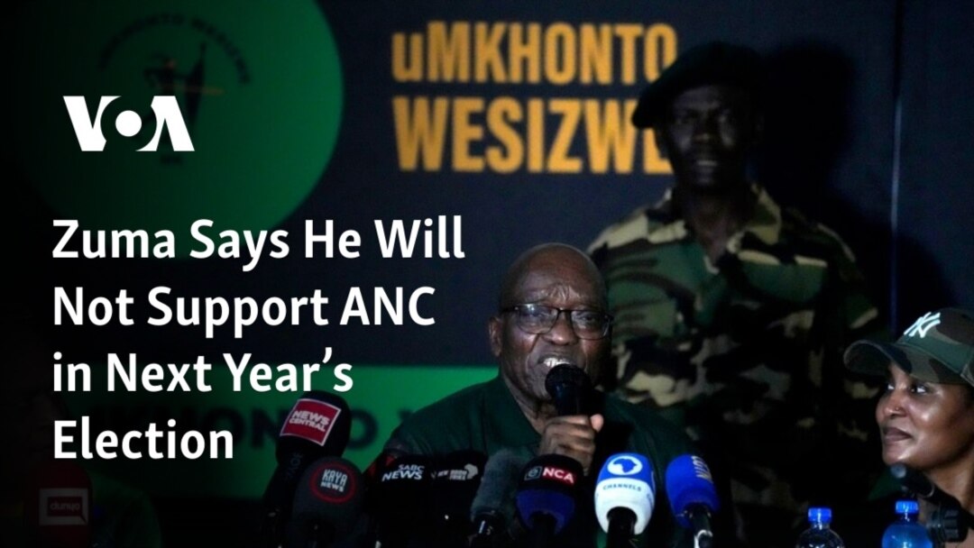 Jacob Zuma will not vote for the ANC next year