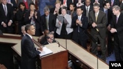 Presiden Barack Obama akan menyampaikan pidato kenegaraan di hadapan Kongres AS, Selasa, 12 Februari 2012 (Foto: dok).