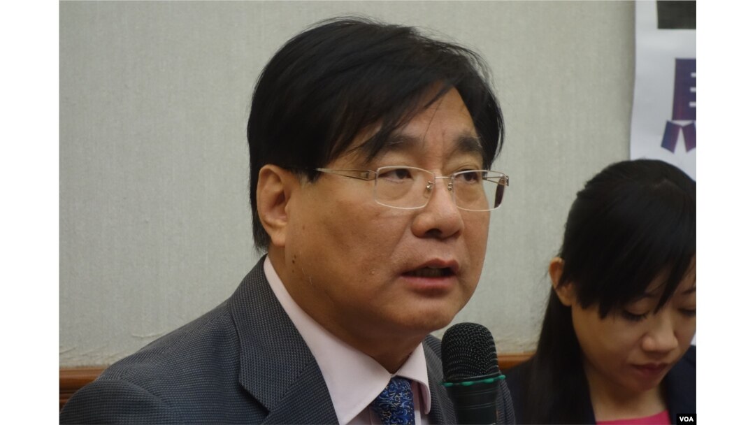 台灣關懷中國人權聯盟理事長楊憲宏(美國之音張佩芝拍攝)