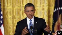 Le président Barack Obama , le 14 janvier 2013.
