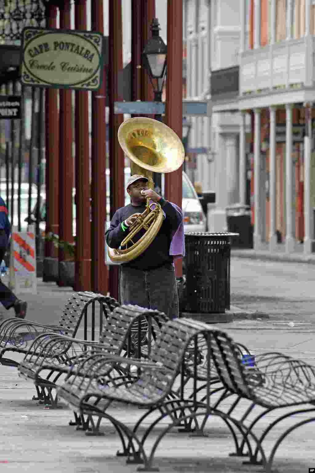 Los músicos son una pieza clave de la esencia de Nueva Orleans. 