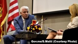 Premijer Crne Gore Duško Marković na skupu "Otvoreno sa premijerom" u organizaciji Američke privredne komore u Crnoj Gori (Foto: Gov.me/S. Matić) 