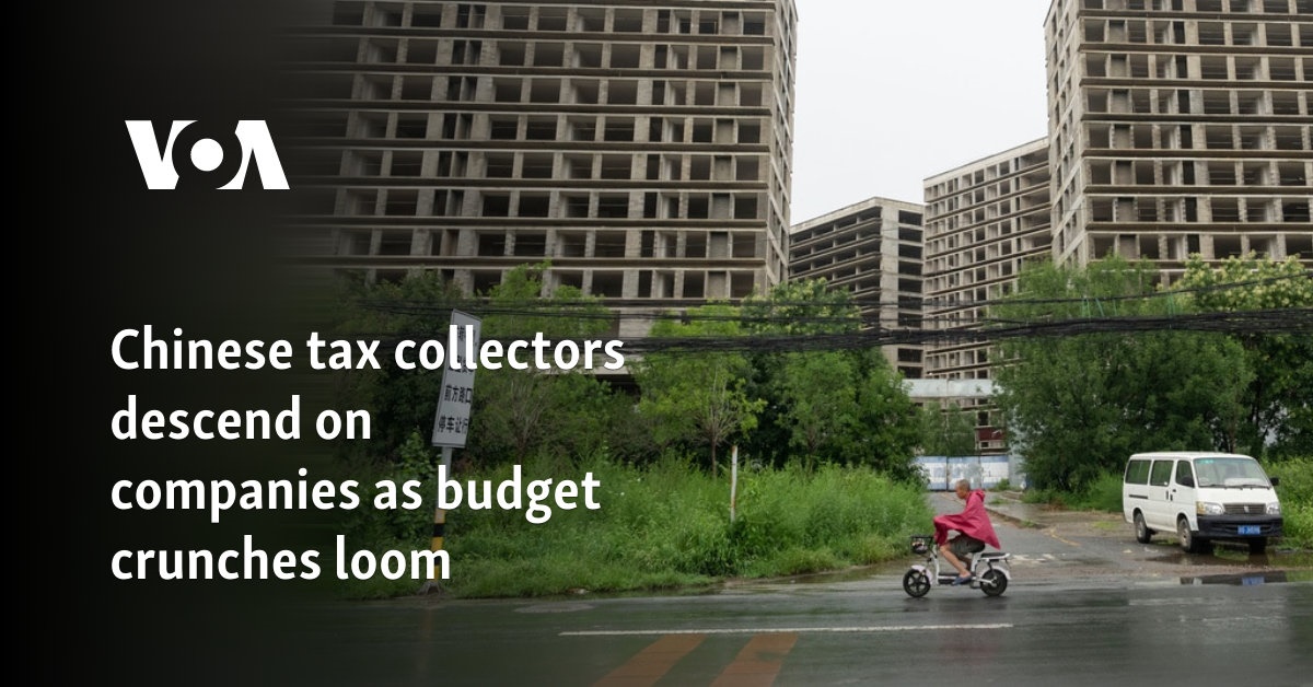 Chinese tax collectors attack companies as budget shortfalls loom