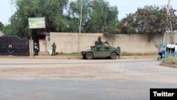 Liyu police are seen on a street in Jijiga, Somali region, Ethiopia, in an undated photo published on Twitter by Addis Standard (@addisstandard). Not independently verified by VOA.