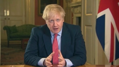 Thủ tướng Anh Boris Johnson thông báo qua Twitter rằng ông đã nhiễm virus corona.