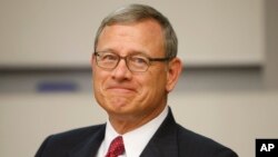 U.S. Supreme Court Chief Justice John Roberts attends an event at the Victoria University of Wellington, July 26, 2017, in Wellington, New Zealand.