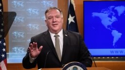 Ngoại trưởng Pompeo trong cuộc họp báo hôm 2/9.