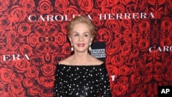 Carolina Herrera attends the Lincoln Center Corporate Fund Gala honoring Carolina Herrera at Alice Tully Hall on Dec. 6, 2016, in New York.